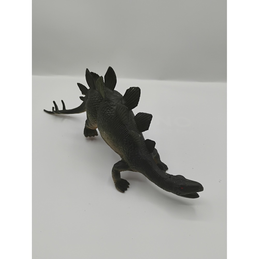 Unbranded Stegosaurus Dinosaur Toy Kids OS Green Excellent Spiked Tail Figure